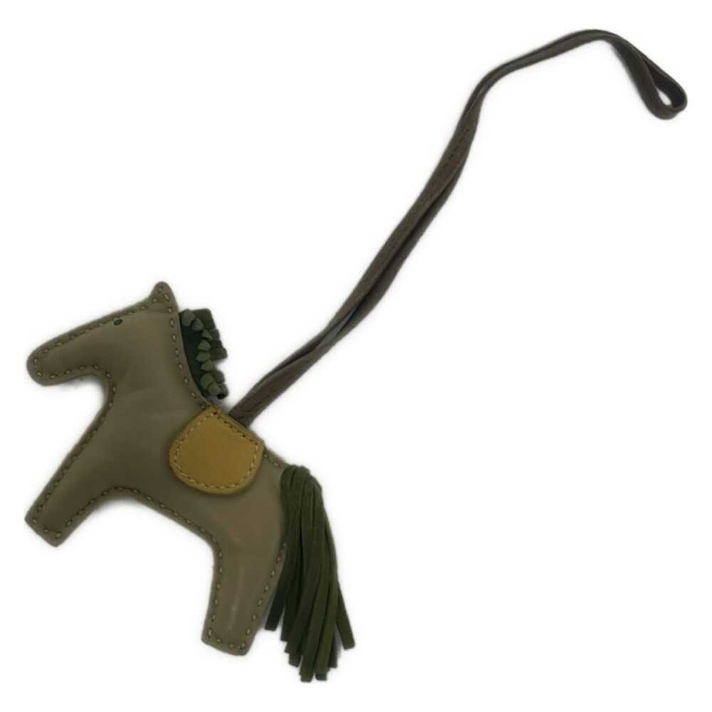 Hermès Rodeo Charm PM Bag Charm Trench Canopee Curry